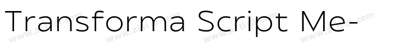 Transforma Script Me字体转换